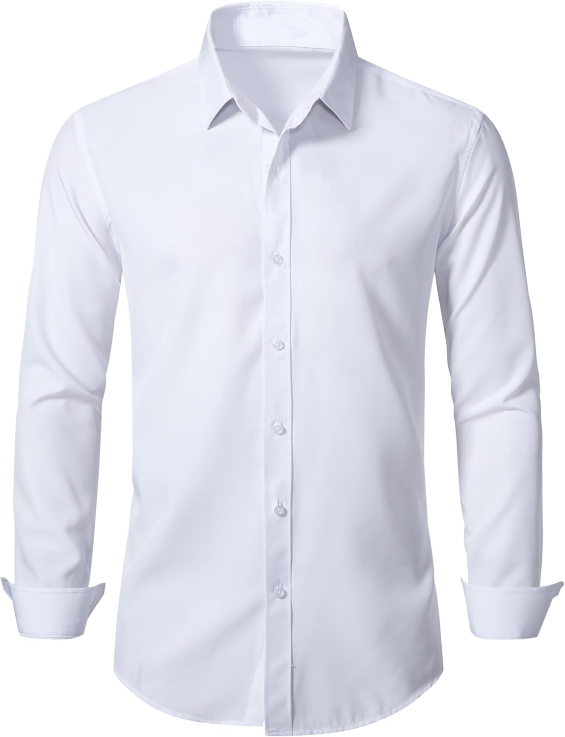 Slim Fit Stretch Button Down Dress Shirt