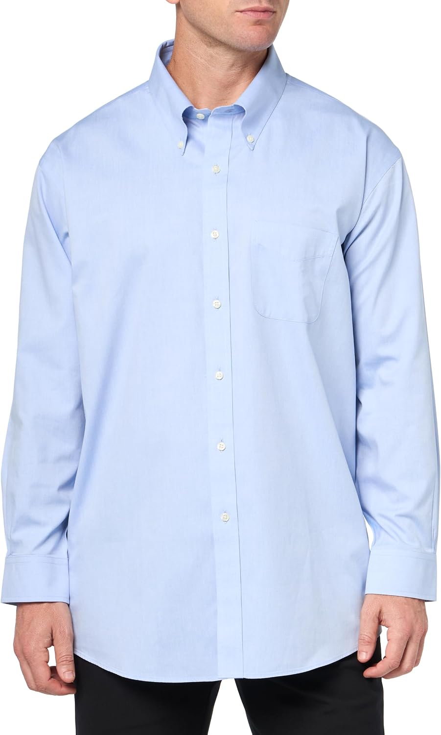 Non-Iron Pinpoint Regular Dress Shirt