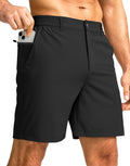 7-Inch Lightweight Stretch Golf Shorts with 3 Pockets
