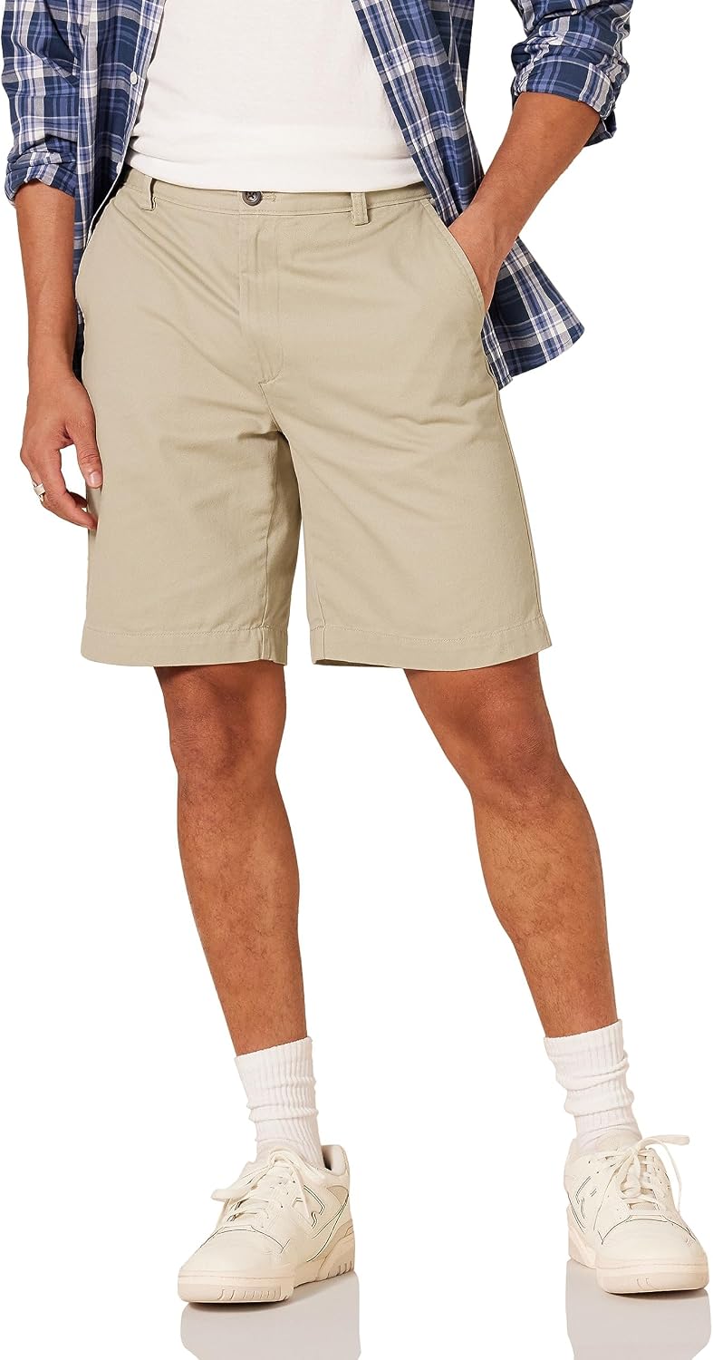 Classic Fit 9-Inch Chino Shorts