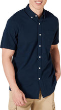 Regular-Fit Short Sleeve Oxford Shirt