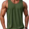 UPF 50+ Tank Top Gym Workout Sleeveless Muscle Shirts Sun Protection Cut Off Shirts Summer Sleeveless T Shirt.